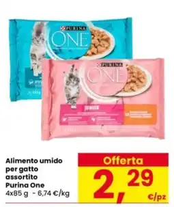 Interspar Alimento umido per gatto assortito Purina One offerta