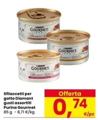 Sfilaccetti per gatto Diamant gusti assortiti Purina Gourmet