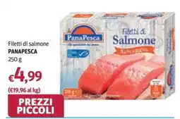 Futura Supermercati Filetti di salmone PANAPESCA offerta