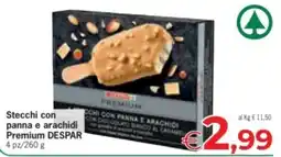 Despar Stecchi con panna e arachidi Premium DESPAR offerta