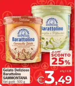Despar Gelato Delizioso Barattolino Sammontana offerta