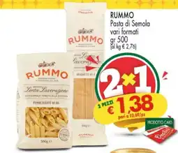 Despar Rummo Pasta di Semola offerta