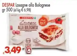 Despar Despar Lasagne alla Bolognese offerta