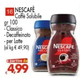 Despar Nescafé Caffè Solubile offerta