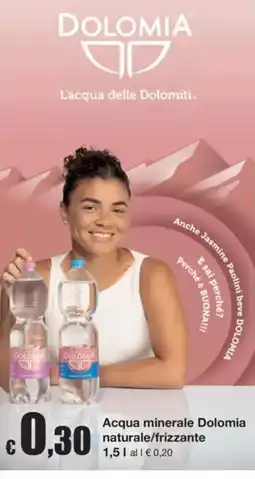 Sì con te Acqua minerale Dolomia naturale/frizzante offerta