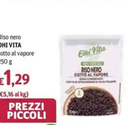 Futura Supermercati Ohi Vita riso nero cotto al vapore offerta