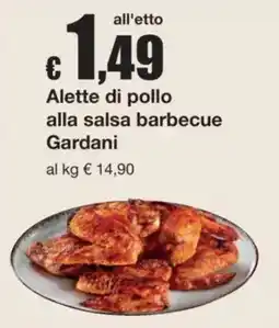 Sì con te Alette di pollo alla salsa barbecue Gardani offerta