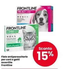 Interspar Fiale antiparassitarie per cani o gatti assortite Frontline offerta