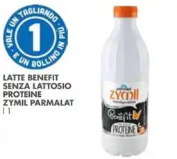 Italmark Latte Benefit senza lattosio proteine Zymil Parmalat offerta