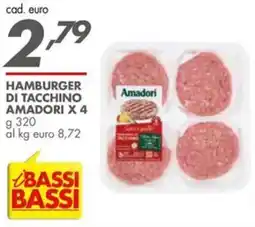 Italmark Hamburger di tacchino Amadori offerta
