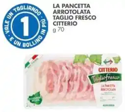 Italmark La pancetta arrotolata Citterio offerta