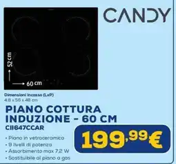 Euronics Candy piano cottura induzione - 60 cm offerta