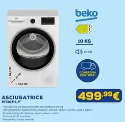 Euronics Asciugatrice Beko offerta