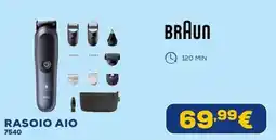 Euronics Rasoio AIO Braun 7540 offerta