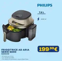 Euronics Philips friggitrice ad aria serie 5000 offerta