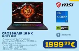 Euronics MSI CROSSHAIR 16 HX offerta
