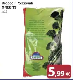 Docks Cash&Carry Broccoli Porzionati Greens offerta