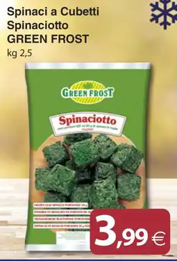 Docks Cash&Carry Spinaci a Cubetti Spinaciotto Green Frost offerta
