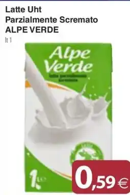 Docks Cash&Carry Latte Uht Parzialmente Scremato Alpe Verde offerta