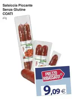 Docks Cash&Carry Salsiccia Piccante Senza Glutine COATI offerta