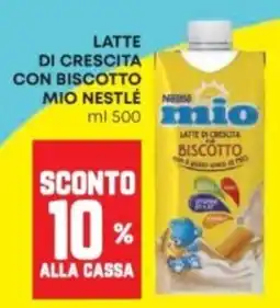 Panorama Latte di crescita con biscotto mio Nestlé offerta