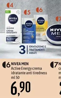 Emisfero NIVEA MEN Active Energy crema idratante anti tiredness offerta