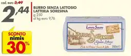 Italmark Burro senza lattosio Latteria Soresina offerta