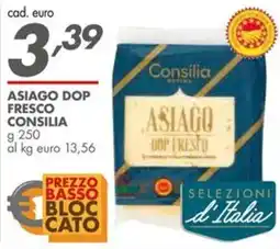 Italmark Asiago DOP fresco Consilia offerta