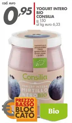 Italmark Yogurt intero mirtillo nero bio Consilia offerta