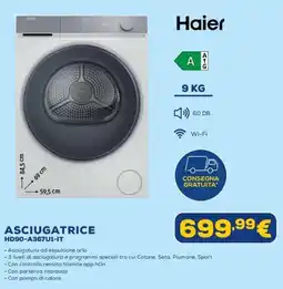 Euronics Haier asciugatrice offerta