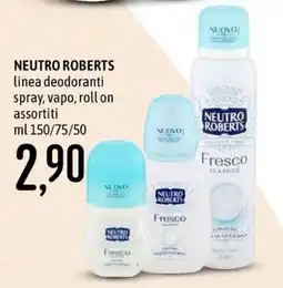 Emisfero Neutro Roberts linea deodoranti offerta