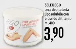 Emisfero Cera depilatoria liposolubile Selex Ego offerta