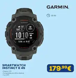 Euronics Garmin Smartwatch Instinct E 45 offerta