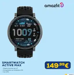 Euronics Amazfit Smartwatch Active Max offerta