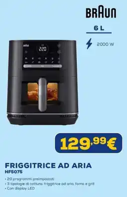 Euronics Braun friggitrice ad aria HF5075 offerta