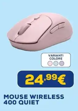 Euronics Mouse wireless 400 quiet offerta