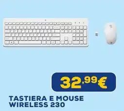 Euronics Tastiera e mouse wireless 230 offerta