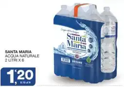 Quick Sisa Santa Maria acqua naturale offerta