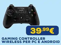 Euronics HyperX gaming controller offerta
