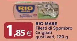 Docks Cash&Carry RIO MARE Filetti di Sgombro Grigliati offerta