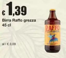 Sì con te Birra Raffo grezza offerta