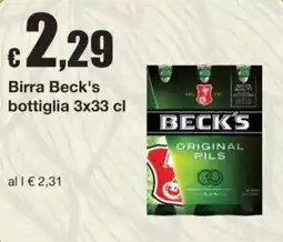 Sì con te Birra Beck's offerta
