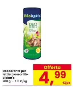 Interspar Deodorante per lettiera assortito Biokat's offerta