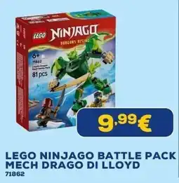 Euronics LEGO NINJAGO BATTLE PACK MECH DRAGO DI LLOYD offerta