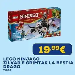 Euronics Lego Ninjago Zilvar e Grimtak la bestia drago offerta