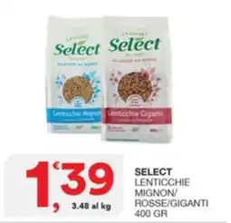 Quick Sisa Select Lenticchie Mignon/Rosse/Giganti offerta