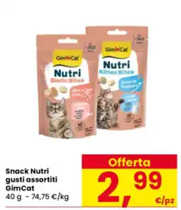 Interspar Snack Nutri gusti assortiti GimCat offerta
