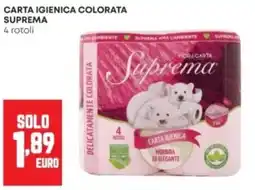 Panorama Carta igienica colorata Suprema offerta