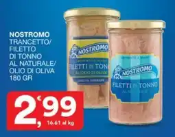 Quick Sisa Nostromo filetti di tonno al naturale offerta