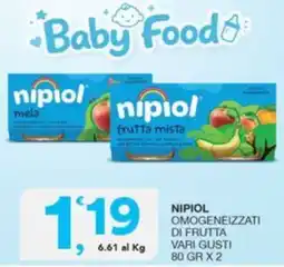Quick Sisa NipiOL omogeneizzati di frutta offerta